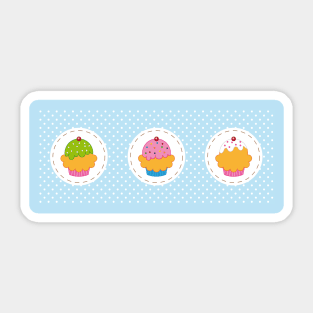 Cupcakes Sticker